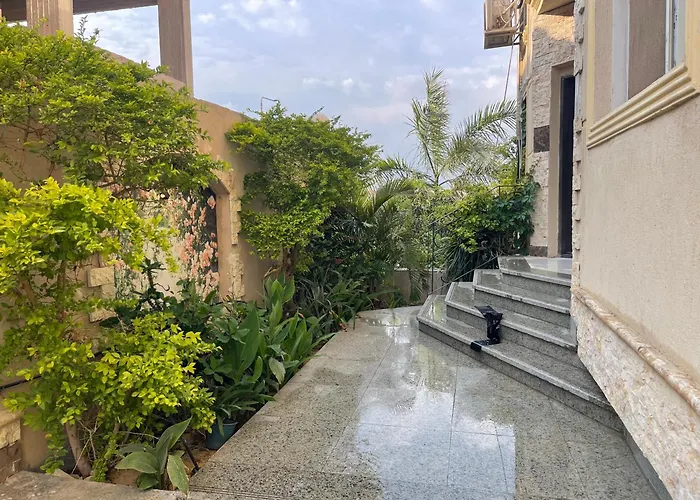 Trio Villa With Coverable Private Pool In Compound Near Mall Of Egypt
